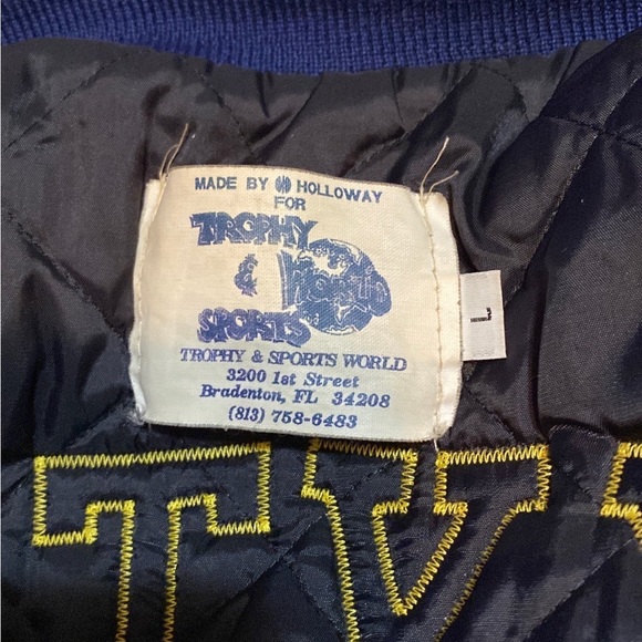 Vintage 2008 Bayshore Bruins Varsity College Baseball Letterman Jacket Lg - Picture 6 of 13